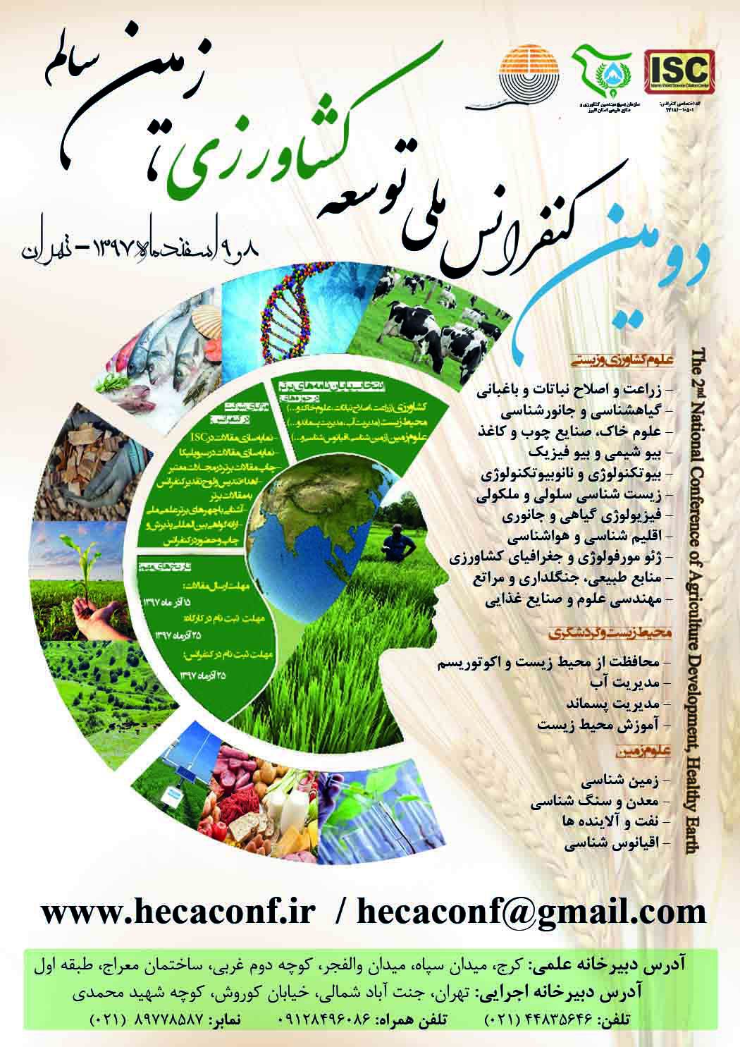 دومین کنفرانس ملی توسعه کشاورزی، زمین سالم
